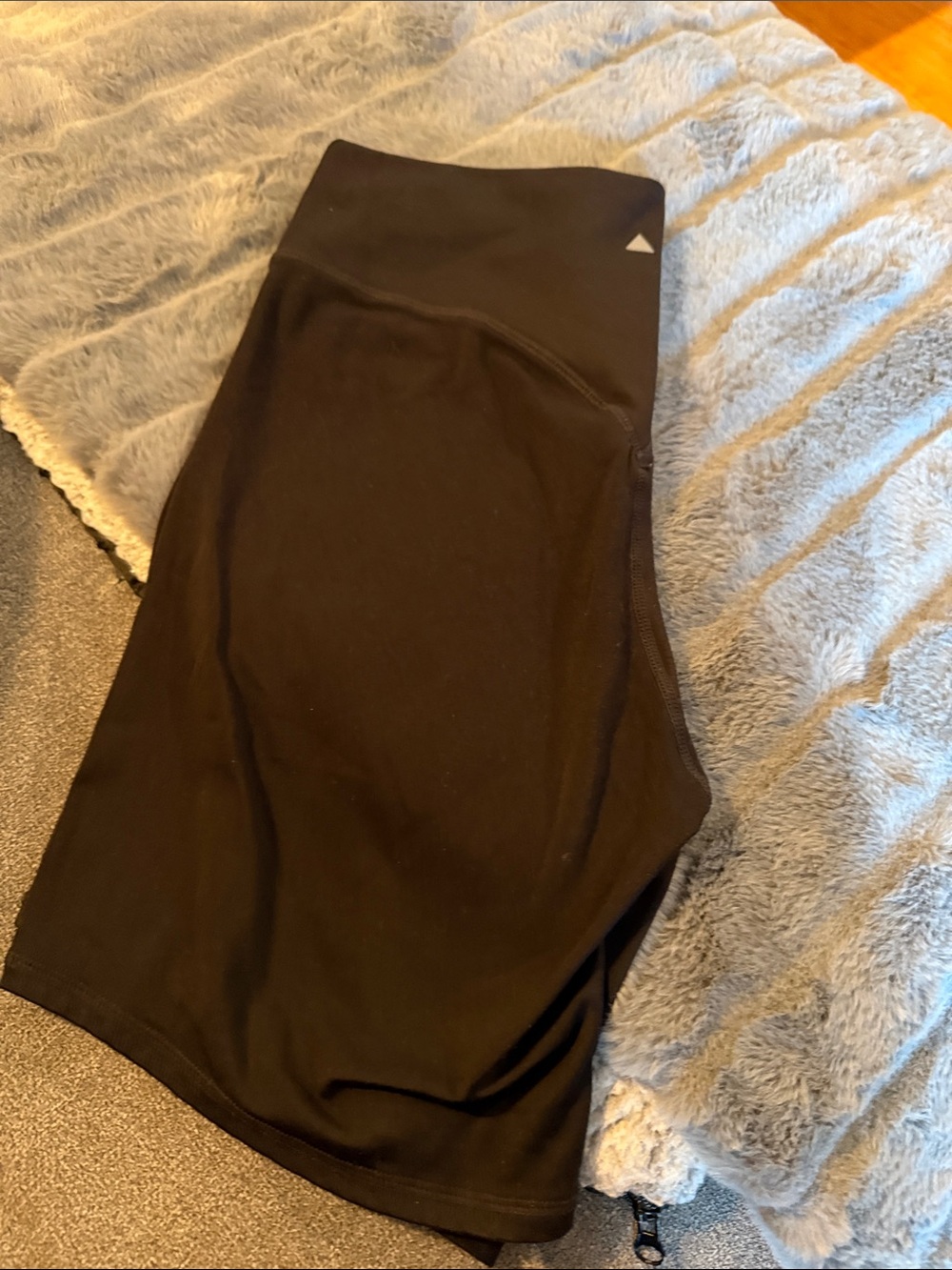 Balance Athletica Black High-Rise Athletic Biker Shorts